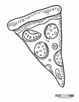 Slice Slices Printcolorfun sketch template