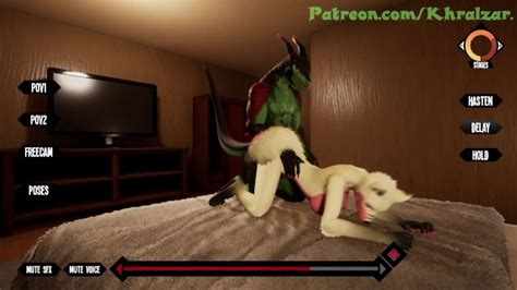 hot 3d dragon fucks wolf girl anthro furry porn video game part 1