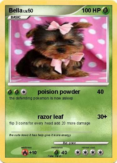pokemon bella   poision powder  pokemon card