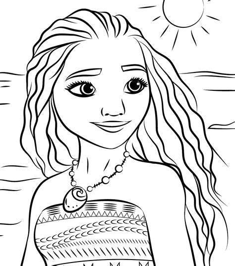 coloring pages moana dradio playlist
