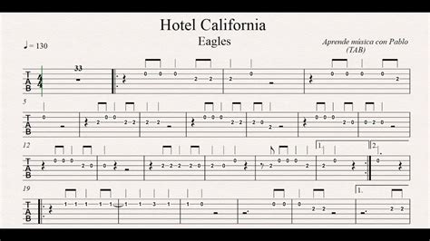 Hotel California Solo Tab – Telegraph