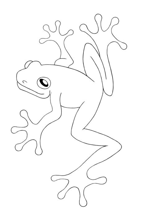 frog outline printable printable word searches