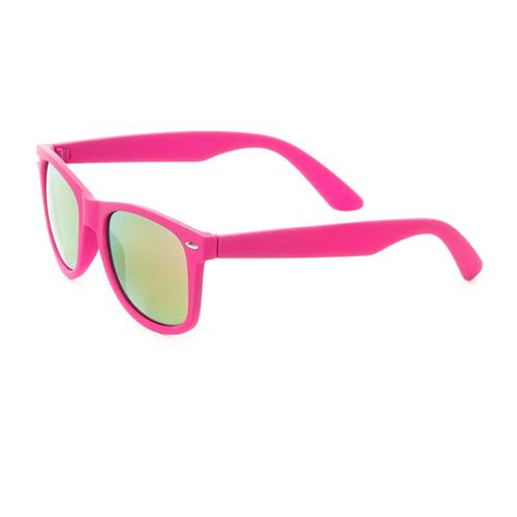 pink retro rubber sunglasses claire s girl with sunglasses sunglasses fashion accessories