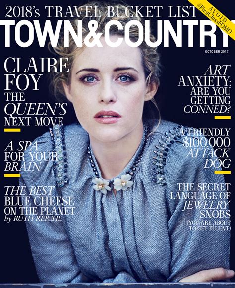 Claire Foy Covers The October Issue Of Town And Country