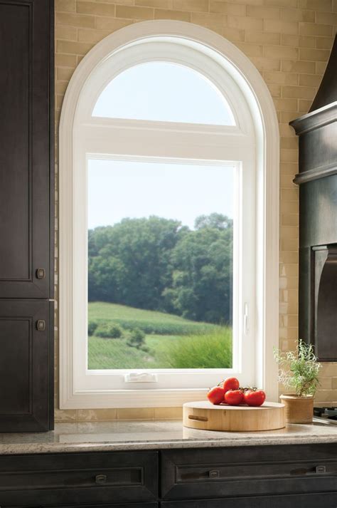 casement window  radius top tuscany series vinyl windows  milgard photo cmilgard mfg