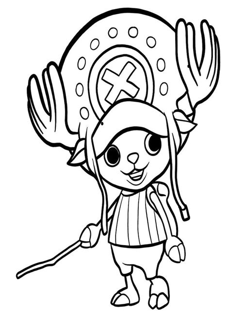 Printable Tony Tony Chopper Coloring Pages Anime Coloring Pages