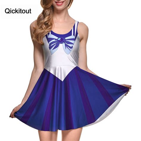 qickitout dress sexy japanese anime sailor moon cosplay soldier adult