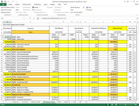excel fsm working papers financial statement masters