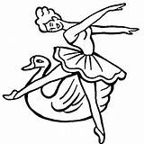 Coloring Swan Lake Pages Printable Color Barbie Supercoloring Ballet Clipart sketch template