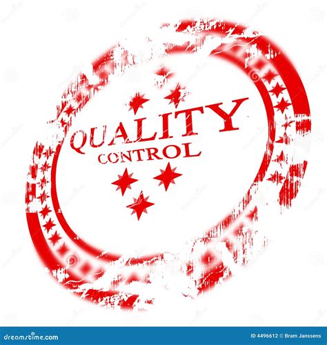 red quality control stamp stock illustration illustration  graphic