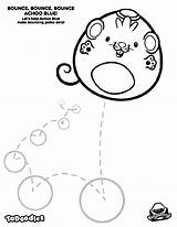 Coloring Bounce Pages Crayola sketch template