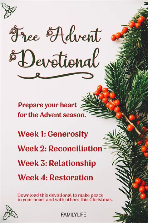 advent devotions printable