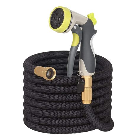 nex  pattern nozzle garden hose set  feet long lightweight expandable water hose