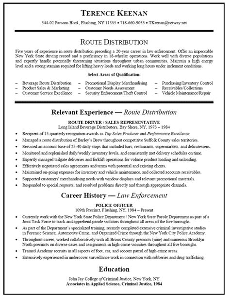 truck driver resume