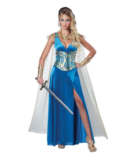 Sexy And Fierce Warrior Queen Woman Costume Greek Costumes