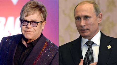 Sir Elton And Putin Will Not Meet In Moscow Uk News Sky News