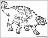 Pages Prehistoric Ankylosaurus Coloring Color Coloringpagesonly Dinosaurs sketch template