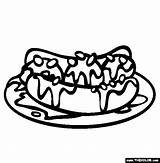 Beans Baked Coloring Pages Pinto Banana Split Food Getdrawings Drawing Thecolor sketch template