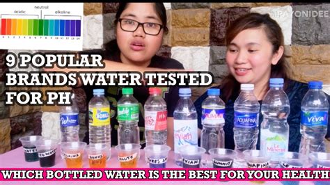 9 Popular Brands Bottled Water Tested For Ph Alkaline Acidic Water