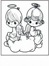 Coloring Angel Pages Snow Printable Getcolorings sketch template