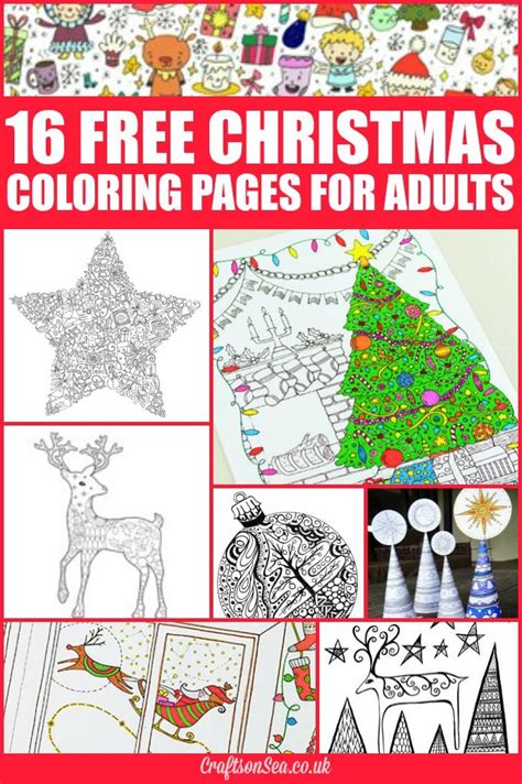 christmas coloring pages  adults crafts  sea christmas