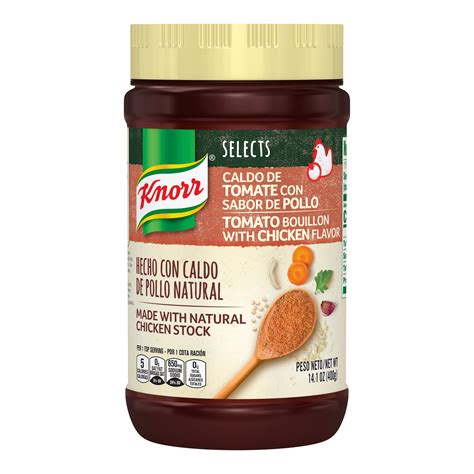 knorr selects granulated tomato bouillon  chicken flavor  oz walmartcom walmartcom