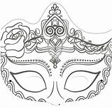 Masque Princesse Colorier Masques Humeurs Flo Créatives sketch template
