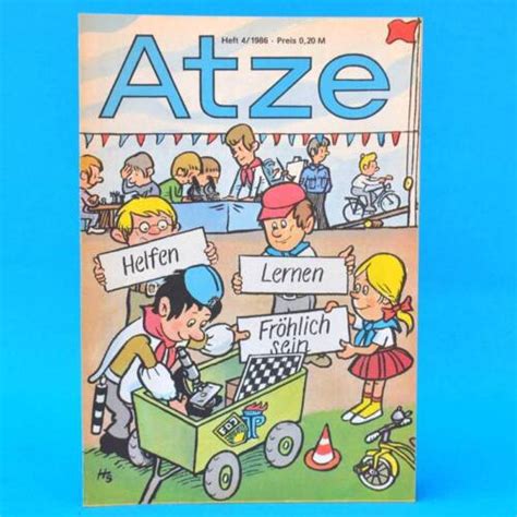 Ddr Atze 4 1986 April Fix Und Fax Jürgen Kieser Comic Zeitschrift B Ebay