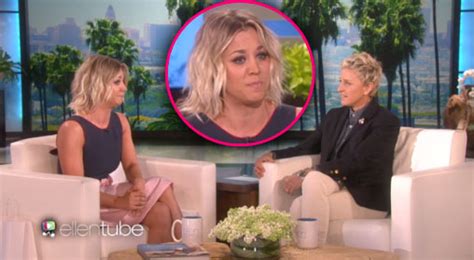 Kaley Cuoco Cries On The Ellen Degeneres Show About Her