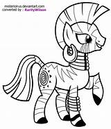 Zecora Pages Coloring Pony Little sketch template