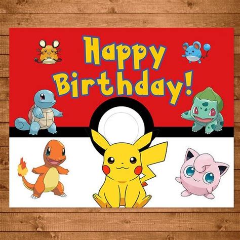 compilation  pokemon birthday card   pokemon
