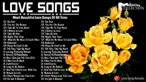 relaxing beautiful love songs 70s 80s 90s playlist greatest hits love