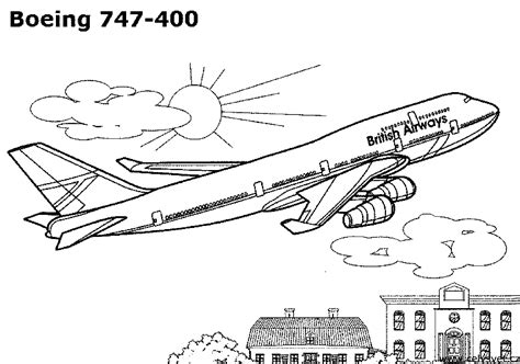 boeing  coloring page coloring pages