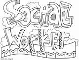 School Social Worker Community Classroomdoodles sketch template
