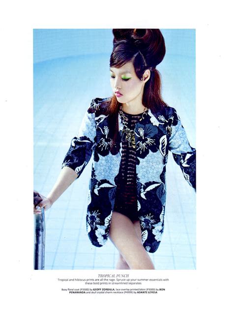 fashion media ph olivia song in editorial for mega magazine march 2012