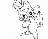Chespin Evolution sketch template