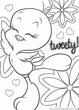 Tweety Bird Coloring Printable Pages Color Online Cartoons sketch template