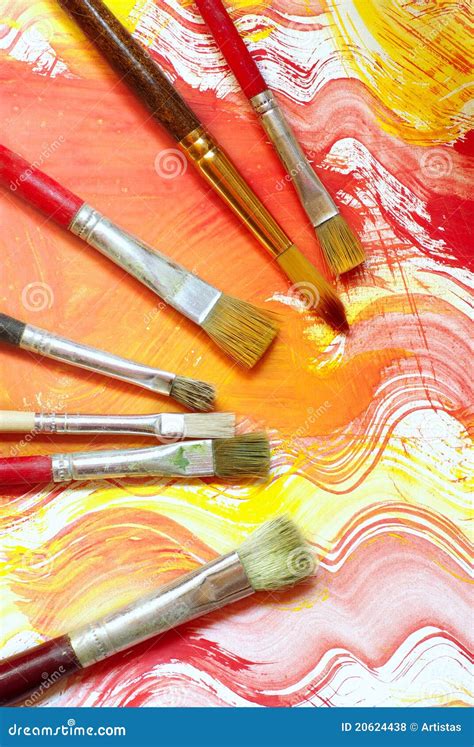 paint  brushes stock illustration illustration  talent