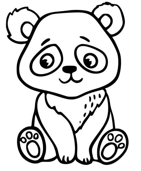 panda coloring page  printable coloring pages  kids