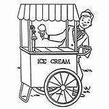 Ice Cream Truck Coloring Pages Drawing Printable Toddler Top Yummy Will Drawings Paintingvalley Swirl Sandwich sketch template