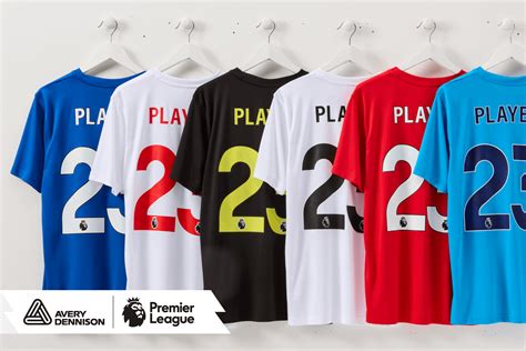 premier league announces kit rebrand   font  player names