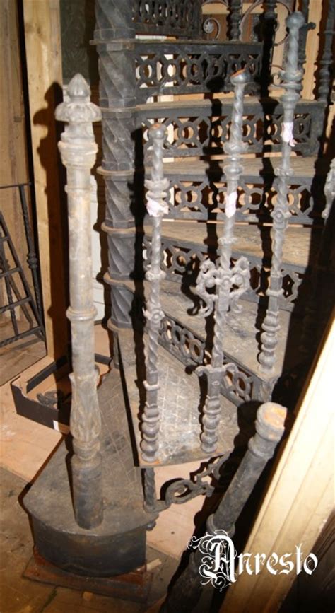 antieke trappen gietijzeren wenteltrap draaitrap spiltrap