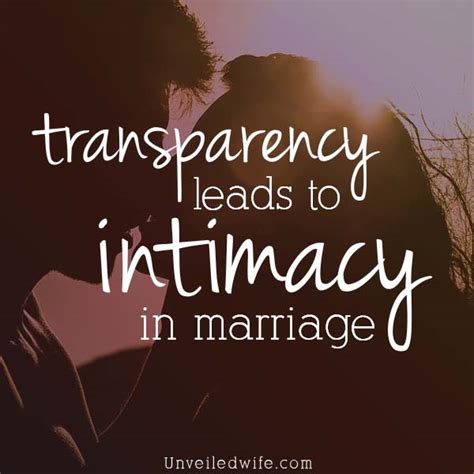 Experience Intimacy In Your Marriage Through Transparency