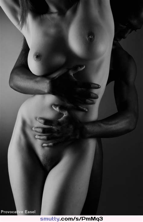 he held me so tight so loving i was his blackandwhite erotic interracial couple breasts
