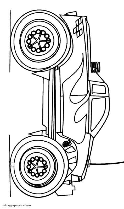 simple monster truck coloring page coloring pages printablecom