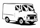 Van Delivery Coloring Pages Clipart Steven Clip Drawings Large Svg Printable Vehicles Edupics 1024 sketch template