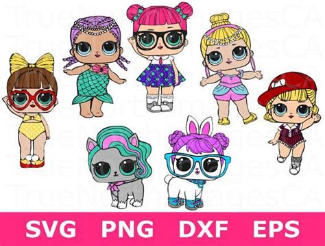 image result  lol dolls clipart lol dolls svg files  cricut lol