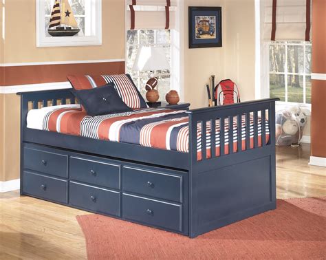 leo twin trundle bed      ashley furniture