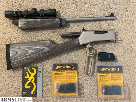 armslist  sale browning blr takedown stainless  unfired