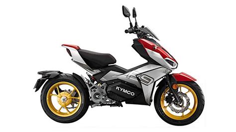 kymco introduces sporty   electric scooter